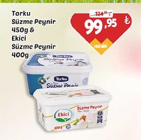 Torku Süzme Peynir 450G & Ekici Süzme Peynir 400G