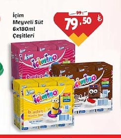 Içim Meyveli Süt 6X180Ml Çeşitleri