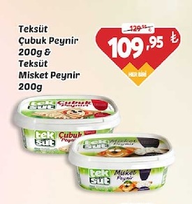 Teksüt Çubuk Peynir 200G & Teksüt Misket Peynir 200G