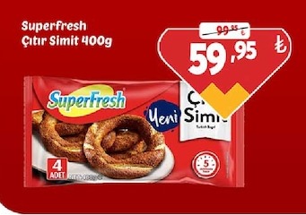 Superfresh Çıtır Simit 400G