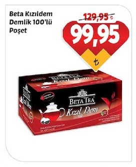 Beta Kızıldem Demlik 100'Lü Poşet