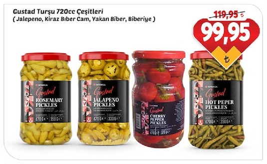 Gustad Turşu 720Cc Çeşitleri