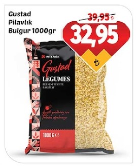 Gustad Pilavlık Bulgur 1000Gr