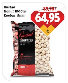 Gustad Nohut 1000Gr Kocbası 9Mm