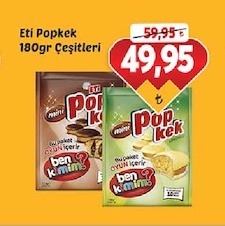 Eti Popkek 180Gr Çeşitleri