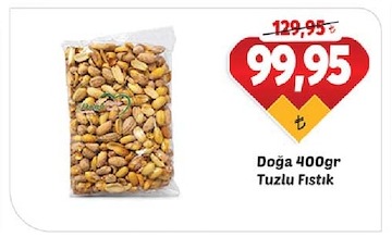 Doğa 400Gr Tuzlu Fıstık