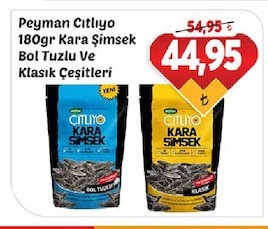 Peyman Çitliyo 180Gr Kara Şimşek Bol Tuzlu Ve Klasik Çeşitleri
