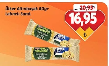 Ülker Altınbaşak 60Gr Labneli Sand.