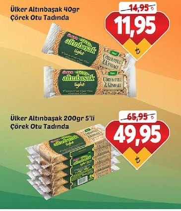 Ülker Altınbaşak 40Gr Çörek Otu Tadında