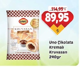 Uno Çikolata Kremalı Kruvasan 240Gr