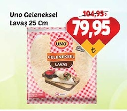 Uno Geleneksel Lavaş 25 Cm