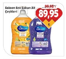 Saloon Sıvı Sabun 3Lt Çeşitleri
