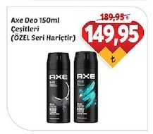 Axe Deo 150Ml Çeşitleri (Özel Seri Hariçtir)