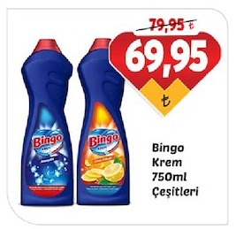 Bingo Krem 750Ml Çeşitleri