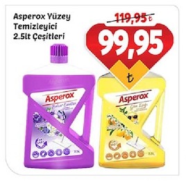 Asperox Yüzey Temizleyici 2.5Lt Çeşitleri