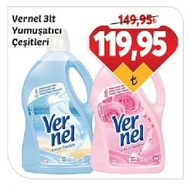Vernel 3Lt Yumuşatıcı Çeşitleri