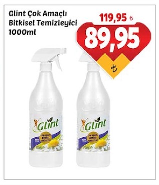 Glint Çok Amaçlı Bitkisel Temizleyici 1000Ml
