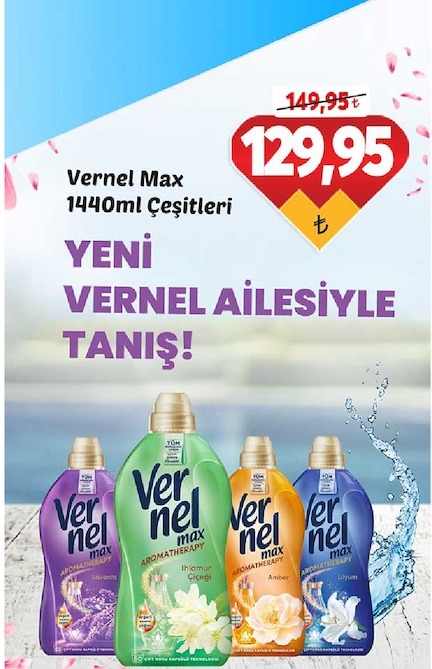 Vernel Max 1440Ml Çeşitleri