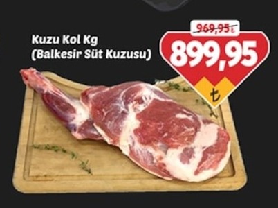 Kuzu Kol Kg (Balıkesir Süt Kuzusu)