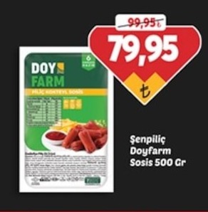 Şenpiliç Doyfarm Sosis 500 Gr