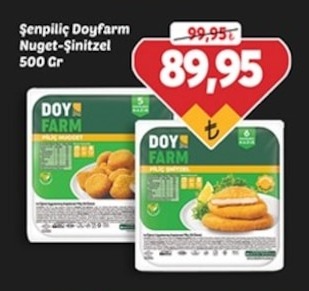 Şenpiliç Doyfarm Nuget-Şnitzel 500 Gr