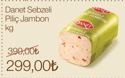 Danet Sebzeli Piliç Jambon Kg
