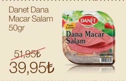 Danet Dana Macar Salam 50Gr