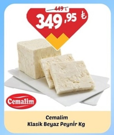 Cemalim Klasik Beyaz Peynir Kg