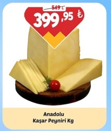 Anadolu Kaşar Peyniri Kg