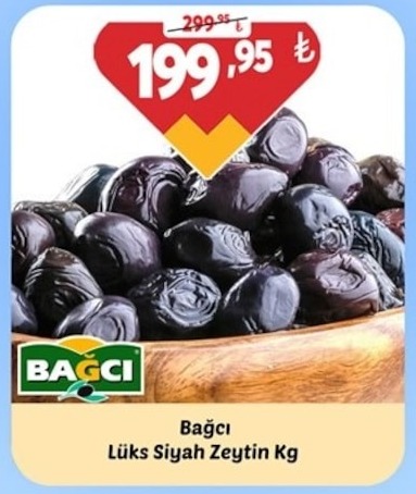 Bağcı Lüks Siyah Zeytin Kg