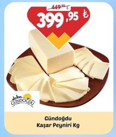 Gündoğdu Kaşar Peyniri Kg