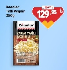 Kaanlar Telli Peynir 250G