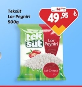 Teksüt Lor Peyniri 500G