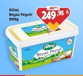 Sütaş Beyaz Peynir 900G