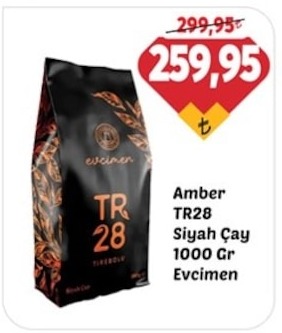 Amber Tr28 Siyah Çay 1000 Gr