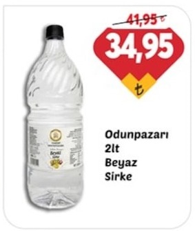 Odunpazarı Beyaz Sirke 2Lt