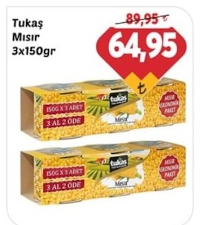Tukaş Mısır 3X150Gr