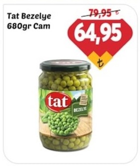 Tat Bezelye 680Gr Cam