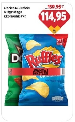 Doritos&Ruffles 411Gr Mega Ekonomik Pkt