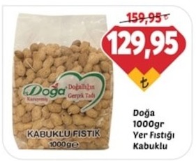 Doğa 1000Gr Yer Fıstığı Kabuklu