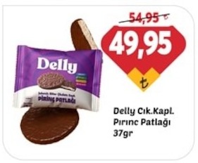 Delly Cik.Kapl. Pirinc Patlagi 37Gr