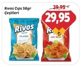Rivos Cips 56Gr Cesitleri