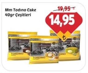 Mm Todino Cake 40Gr Çeşitleri