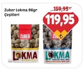 Zuber Lokma 96Gr Çeşitleri
