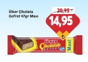 Ülker Çikolata Gofret 47Gr Maxi