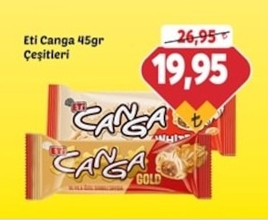 Eti Canga 45Gr Çeşitleri