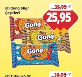 Eti Gong 68Gr Çeşitleri