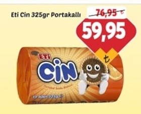 Eti Cin 325Gr Portakallı