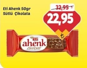 Eti Ahenk 50Gr Sütlü Çikolata
