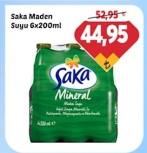 Saka Maden Suyu 6X200Ml